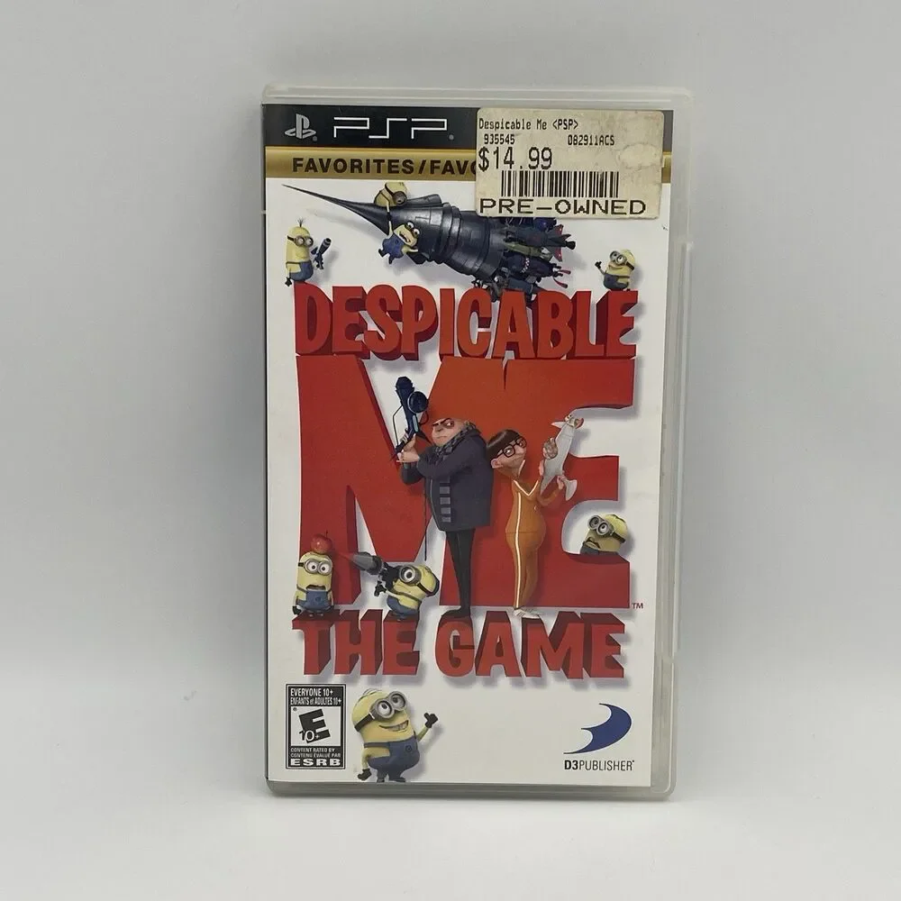 Despicable Me: The Game (Sony PSP, 2010) Complete CIB W/ Manual - CLEAN!